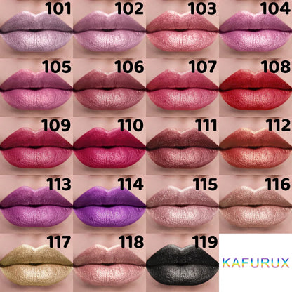 Bold & Intense Glitter Metallic Lipstick