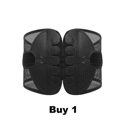 Adjustable Lumbar Support Belt with Double Pull Pulley
