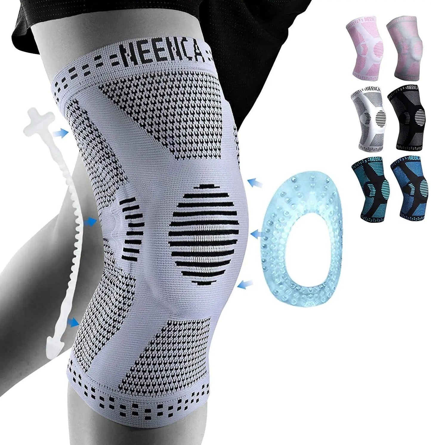 FlexiMax™ Copper Knee Brace – Compression Support for Pain Relief, Recovery & Mobility