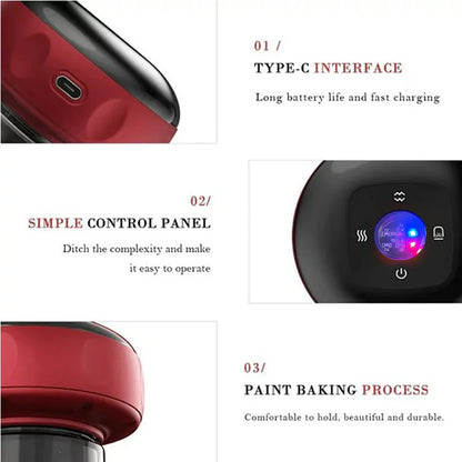 Smart Electric Cupping Massager – Heated Vacuum Suction & Scraping Therapy for Back, Neck, Arms & Legs