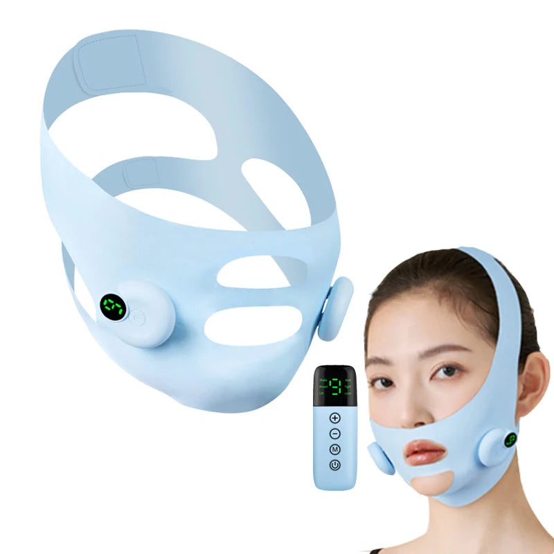 Smart Pulse EMS Face Lifting Device – Microcurrent V Face Shaping, Skin Tightening & Anti-Wrinkle Facial Massager