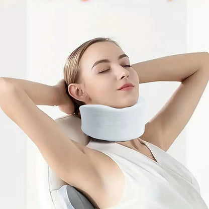 Adjustable Neck Support Brace – Soft Cervical Sponge Neck Protector for Sleep & Posture Alignment