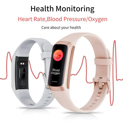 Fitness Smartwatch 2025 — Heart Rate & SpO₂ Tracker, IP68 Waterproof