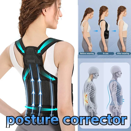 Posture Corrector Back Brace – Fully Adjustable Orthopedic Straps