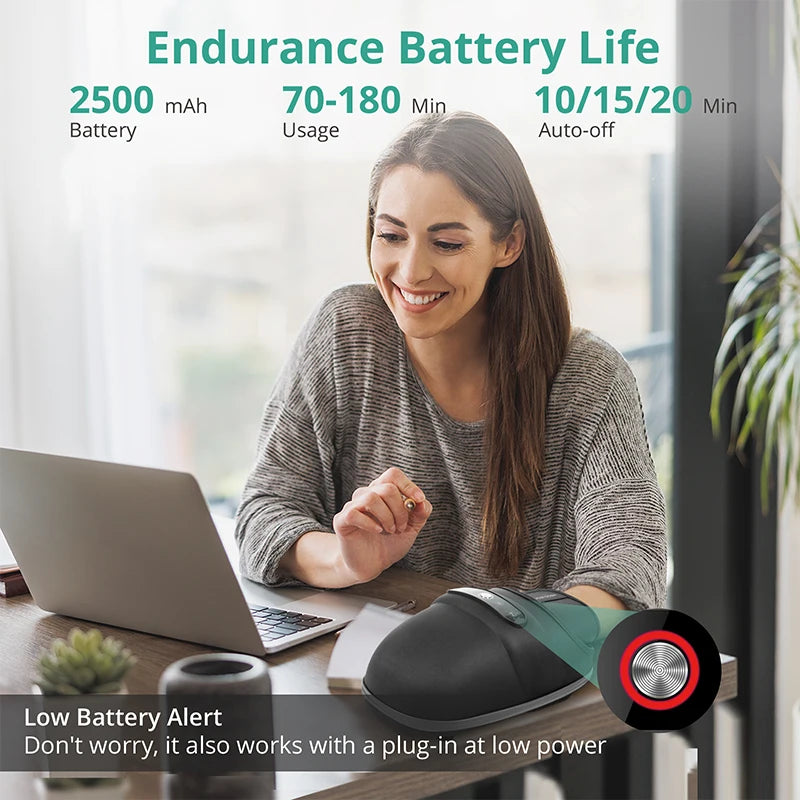 PalmZen™ Wireless Hand Massager – Air-Compression & Hot-Compress Therapy for Palm, Fingers & Arthritis Relief