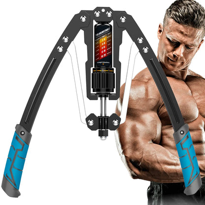 Adjustable 22-440 lbs Hydraulic Arm Exerciser – Home Chest & Shoulder Power Twister Trainer