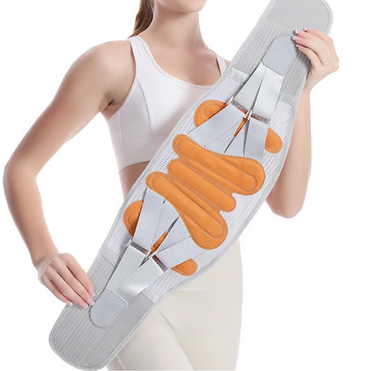 Lumbar Support Belt – Breathable Back Brace for Pain Relief, Orthopedic Waist Corrector