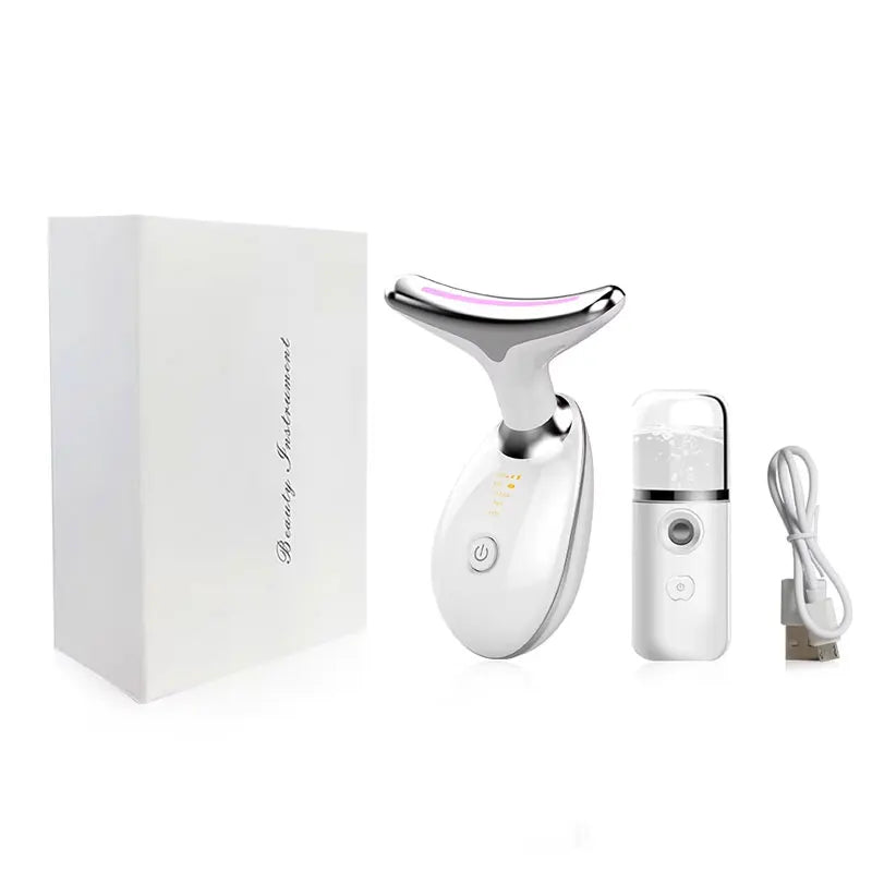 3 Color Neck and Face Massage Device – Multifunction Beauty Instrument
