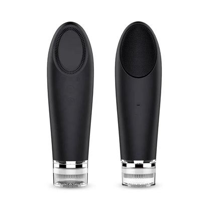 4 in 1 Electric Silicone Facial Cleansing Brush – Blackhead Remover, Exfoliating Skin Tightening Massager & Face Cleaner