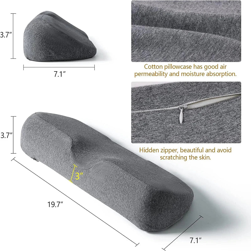 CerviContour™ Orthopedic Memory Foam Pillow – Ergonomic Neck Support for Pain-Free, Restful Sleep