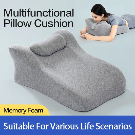 Prone Sleeping Pillow – Ergonomic Face Down Pillow for Bed, Massage, and Relaxation