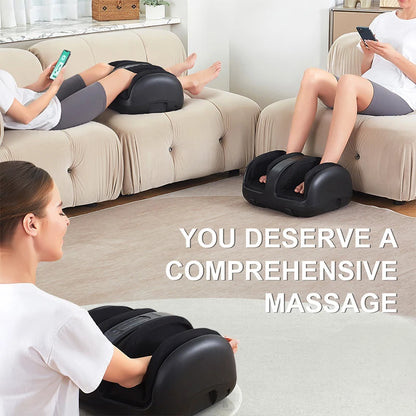 ThermaSole™ Heated Shiatsu Foot Massager – Deep Kneading & Air Compression Therapy for Muscle Relaxation & Pain Relief