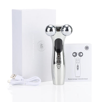 Electric Facial Microcurrent Beauty Device with LED Display – Face Lifting Roller Massager for Skin Tightening – Best Gift for Mom and Skincare Lovers