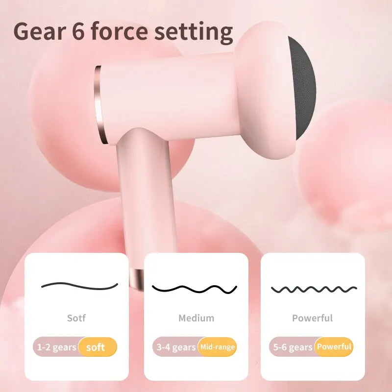 GlowSculpt™ Wireless Slimming Massage Gun – Deep Vibration Therapy with Fat-Pushing Action & Rechargeable Design