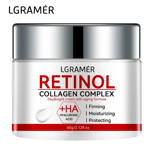 Retinol Lifting Firming Cream – Collagen Anti-Aging Face Moisturizer, Wrinkle Smoothing & Brightening Skin Care
