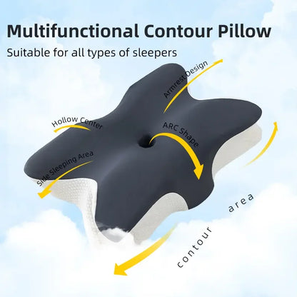 CerviNest™ Ergonomic Contour Neck Support Pillow