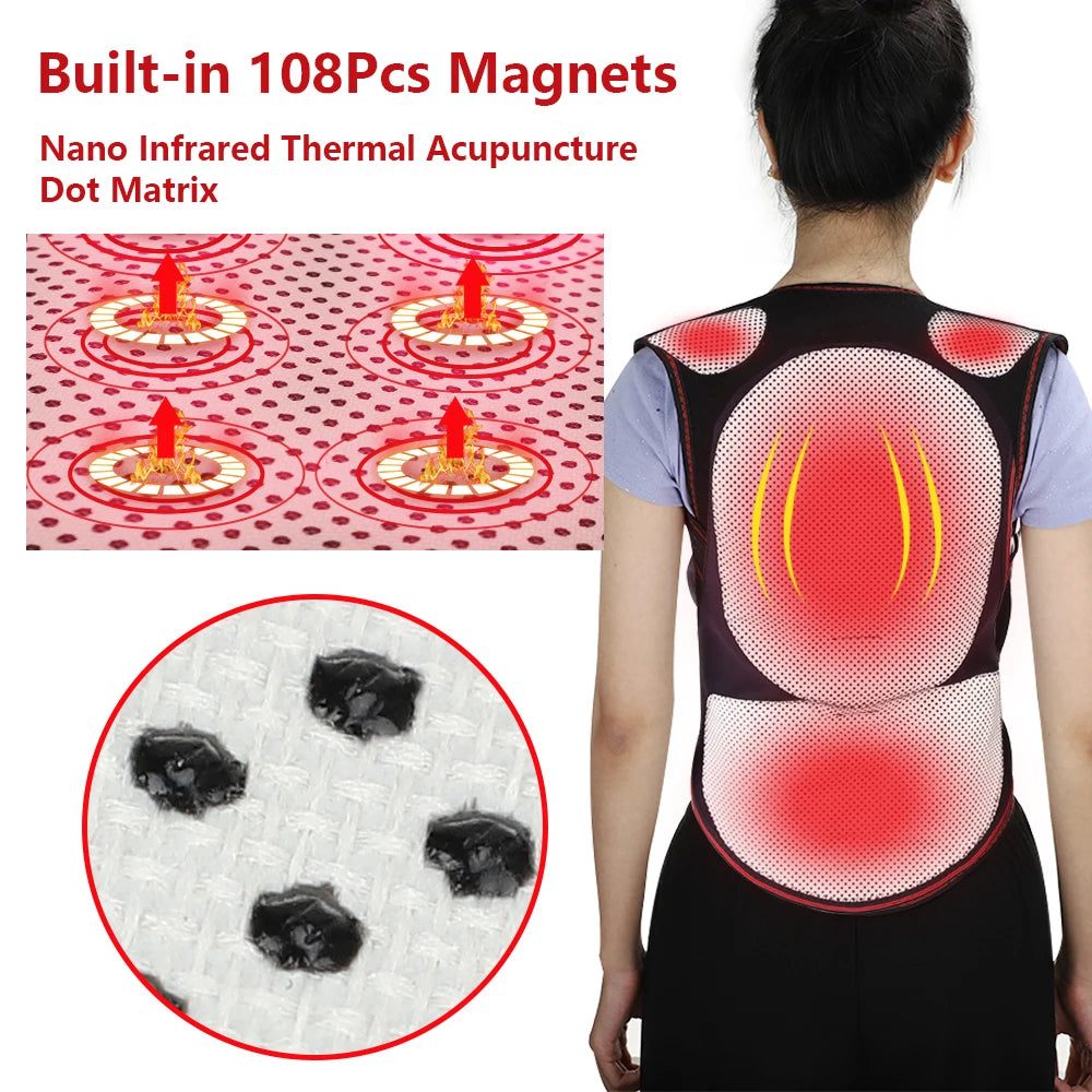 Tourmaline Magnetic Self-Heating Belt
