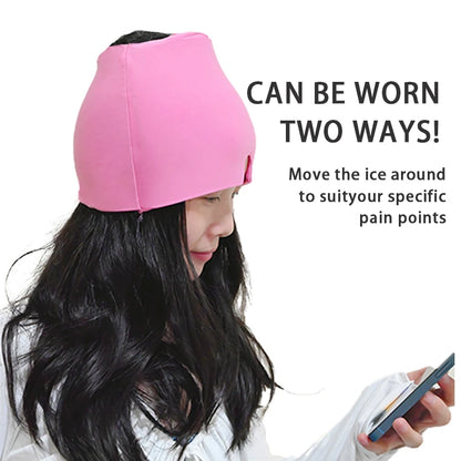 Gel Ice Migraine Relief Hat