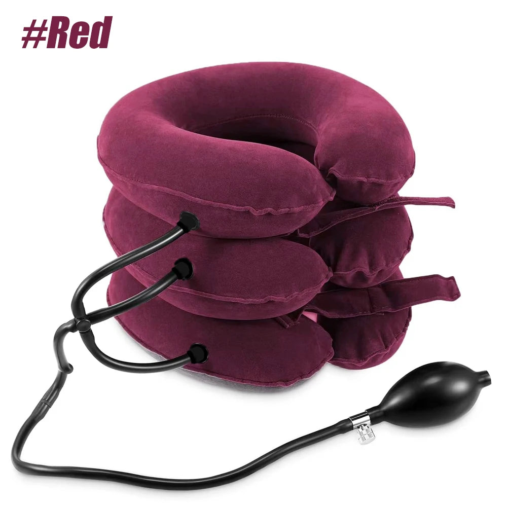 Cervical Neck Traction, Pain Relief Collar Brace