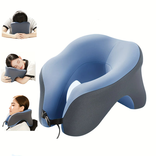 Multi-Functional U-Shaped Pillow – Travel Neck and Head Protector, Comfortable Nap Pillow for Airplane and Home Use
