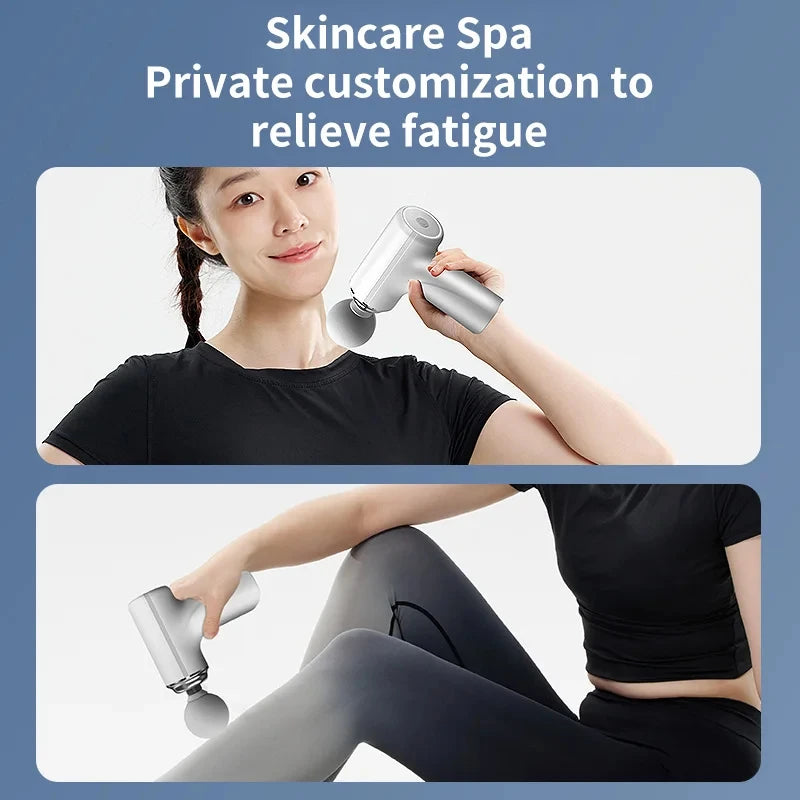 PulsePro™ Portable AI Massage Gun – Deep Tissue Percussion Massager with Smart Pressure Sensing & LED Light