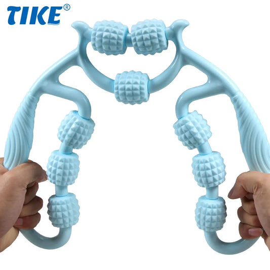 Handheld Muscle Massage Roller – Deep Tissue Trigger Point Tool for Neck, Thighs, Calves & Legs