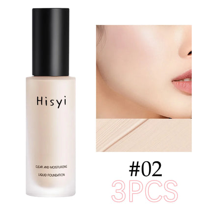 Liquid Foundation – Natural Lightweight Face Cream, Flawless Coverage, Conceals Blemishes, Non-Cakey Makeup Base