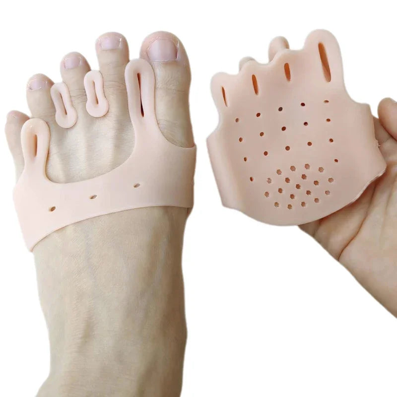 Gel Silicone Bunion Corrector – Orthopedic Toe Separator & Hallux Valgus Spacer Forefoot Pads