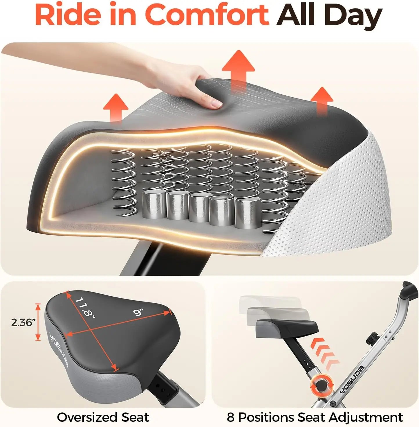 FlexiRide™ Folding Exercise Bike