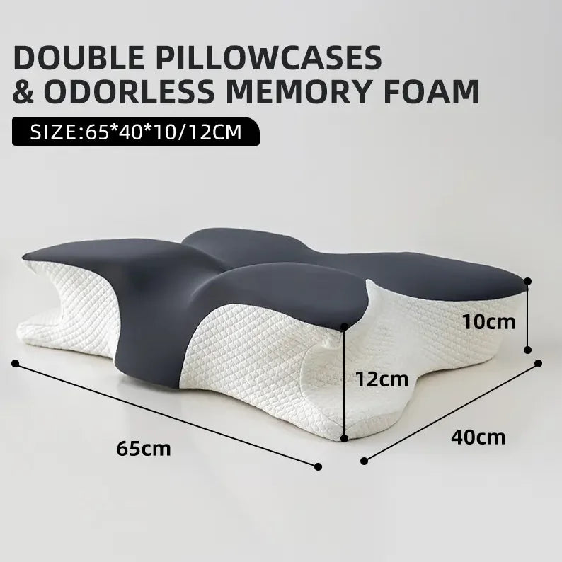 CerviNest™ Ergonomic Contour Neck Support Pillow