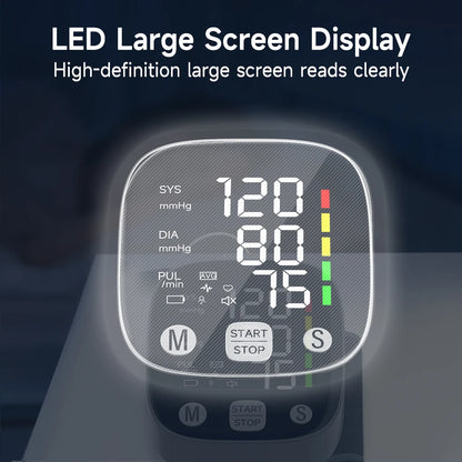Wrist Blood Pressure & Heart-Rate Monitor