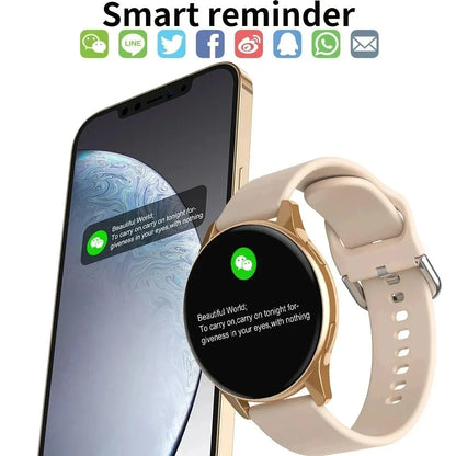 Wireless Charging Smartwatch (Unisex) — Bluetooth Calls, Health Tracking (HR, BP, SpO₂), Custom Faces, Waterproof