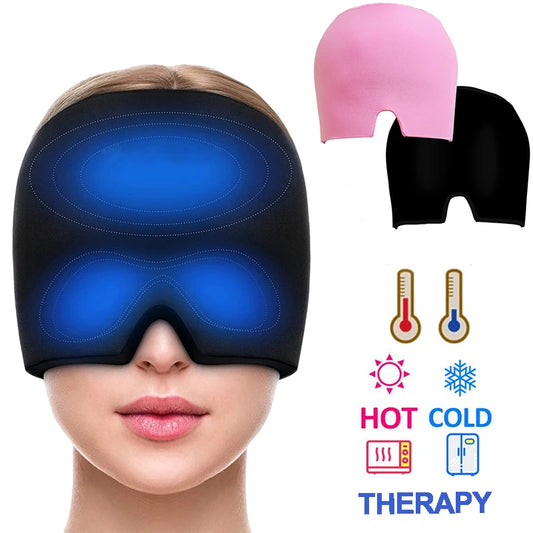 Gel Ice Migraine Relief Hat