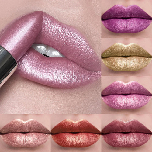 Bold & Intense Glitter Metallic Lipstick