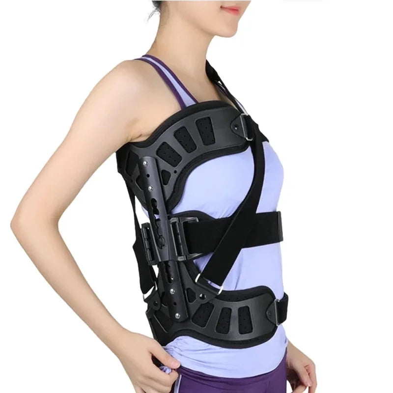 Fixed Spinal Brace – Aluminium Alloy Back Straightener, Breathable Scoliosis Corrector