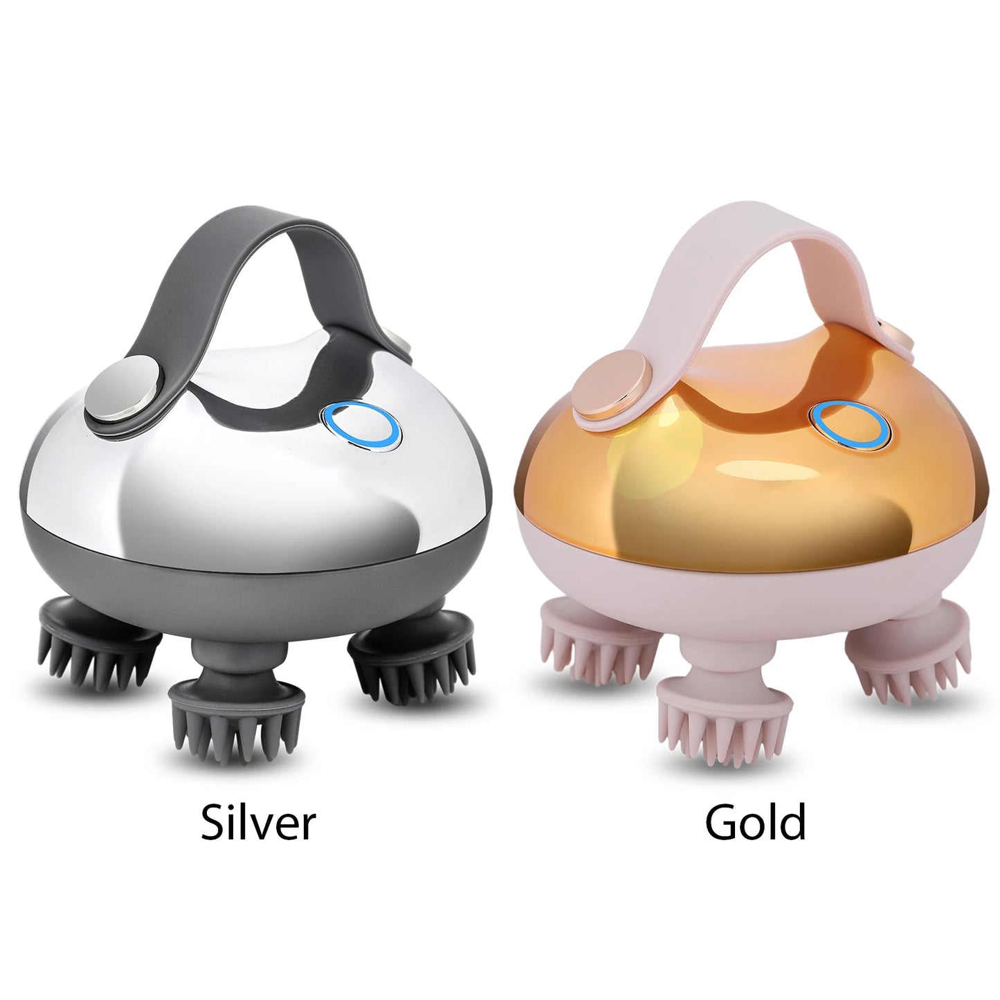 ScalpZen™ Electric Scalp Massager – 8 Silicone Massage Heads, Deep-Kneading & 3-Mode Therapy for Hair Growth, Stress Relief & Relaxation