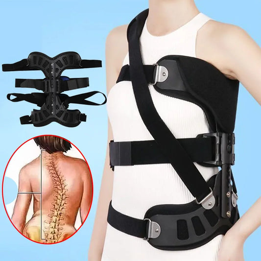 Fixed Spinal Brace – Aluminium Alloy Back Straightener, Breathable Scoliosis Corrector