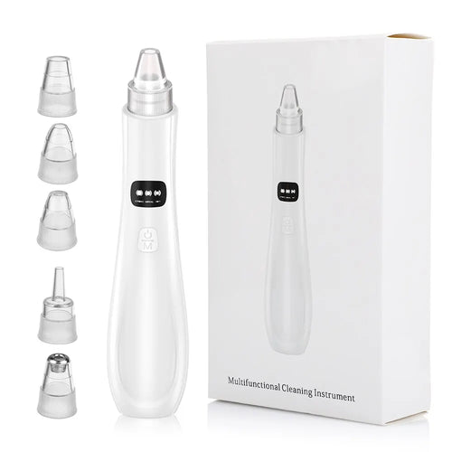 3-Mode Blackhead Remover Vacuum – Face Cleansing Beauty Device, Dead Skin & Pore Cleaner, Rechargeable Suction Machine