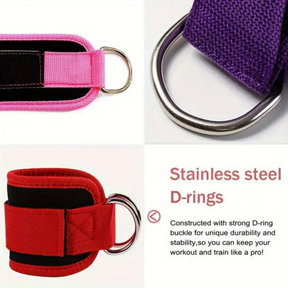 Adjustable Resistance Leg Puller Belt with Foot Loop & Edge Protection – Elastic Strap for Leg Strength Training