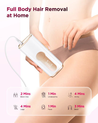 990K-Flash IPL Laser Epilator – Painless Permanent Hair Removal