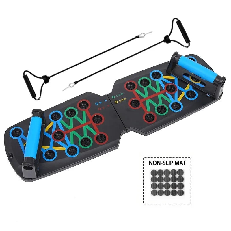 Foldable Multifunction Push-Up Board Kit with Handles