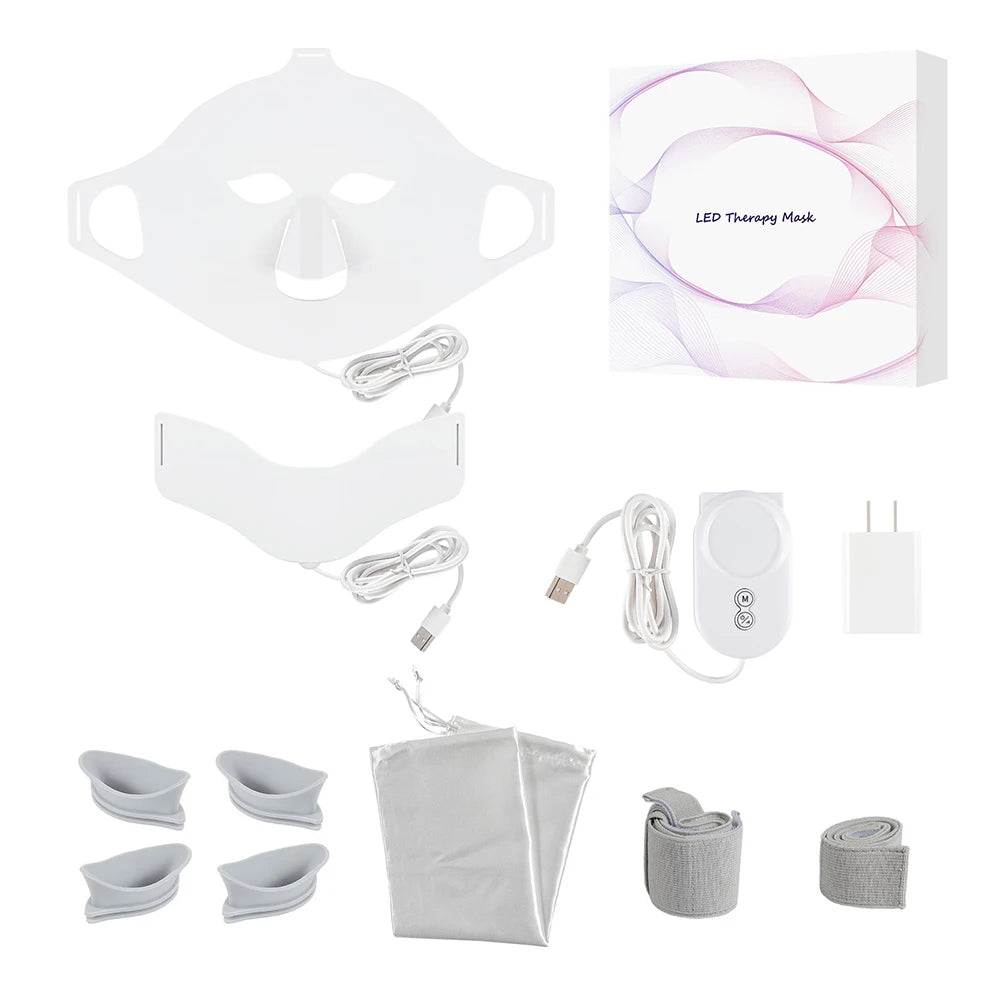 LumiSkin™ 7-Color LED Face Mask – Silicone Light Therapy Beauty Device