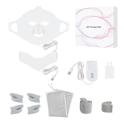 LumiSkin™ 7-Color LED Face Mask – Silicone Light Therapy Beauty Device