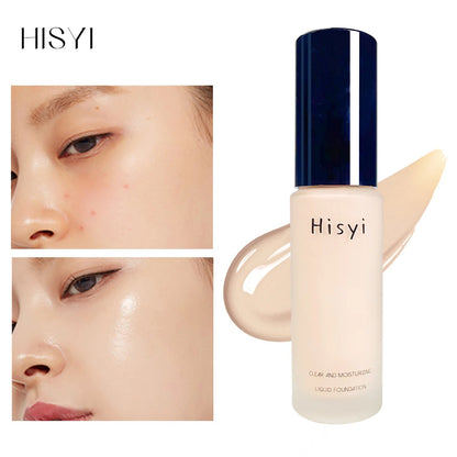 Liquid Foundation – Natural Lightweight Face Cream, Flawless Coverage, Conceals Blemishes, Non-Cakey Makeup Base