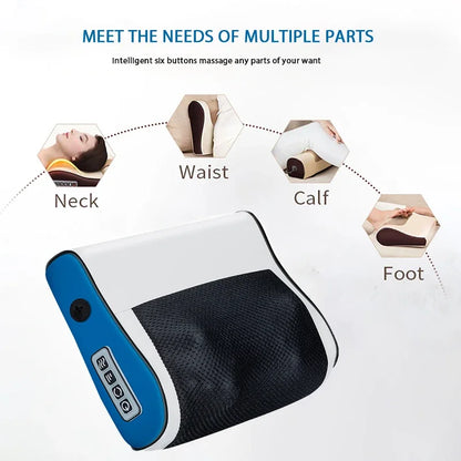 ThermaFlex Multi-Functional Neck & Shoulder Massager – With Heat & Deep Kneading