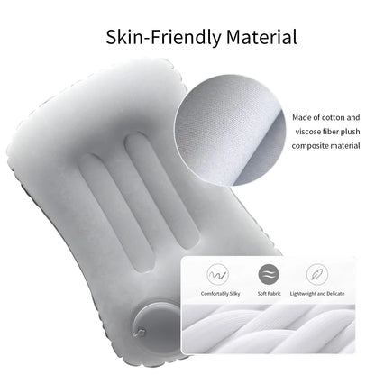 Ultra-Soft Portable Inflatable Pillow