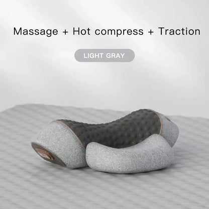 CerviRelax Pro™ 3-in-1 Electric Neck Massager Pillow – Cervical Traction, Vibration & Heat Therapy for Pain Relief