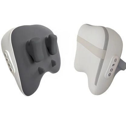 Wireless Trapezius Massage Pillow – Shiatsu Kneading & Heating Neck, Back & Leg Massager for Car, Home & Office