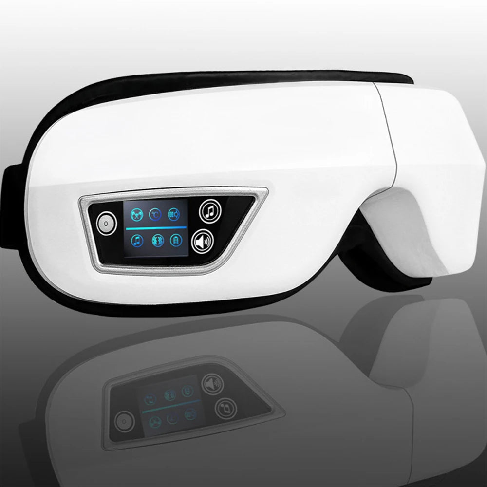 VisioRelax™ 6D Smart Eye Massager – Airbag Compression, Vibration & Bluetooth Music Sleep Mask