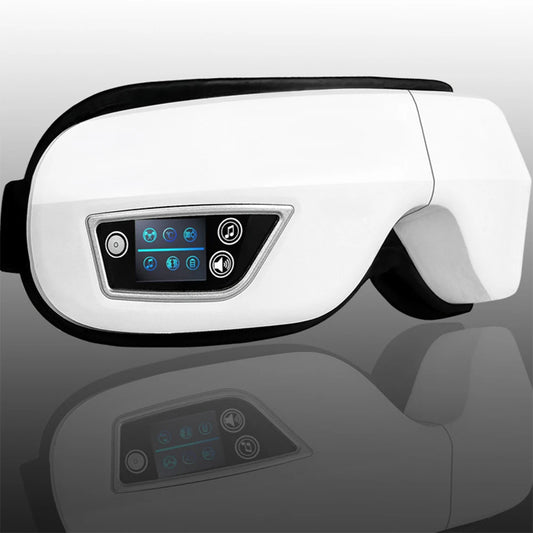 VisioRelax™ 6D Smart Eye Massager – Airbag Compression, Vibration & Bluetooth Music Sleep Mask